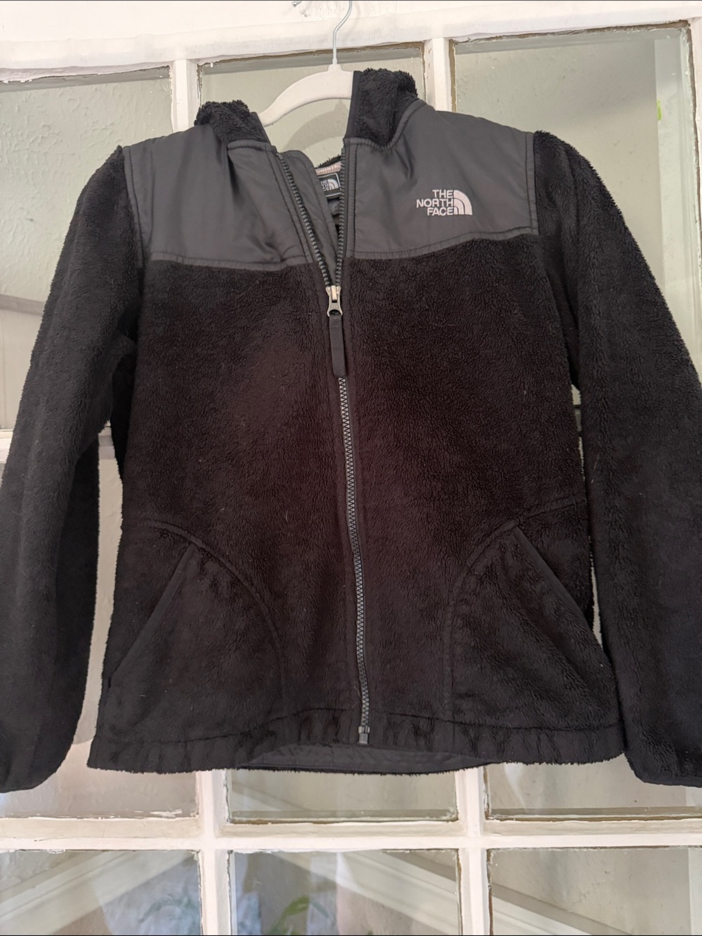 The North Face Black Sherpa Fleece Jacket for Kids